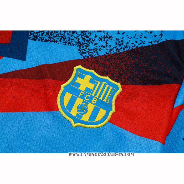 Chandal del Barcelona 25-26 Manga Corta Azul Rojo - Pantalon Corto